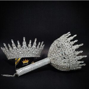 ست تاج و استند گل کف گرد کد 1